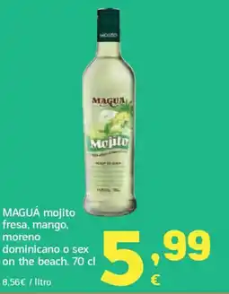 HiperDino MAGUÁ mojito fresa, mango, moreno dominicano o sex on the beach, oferta