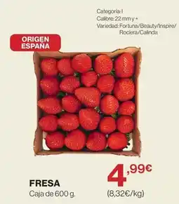 Hipercor Origen - fresa oferta