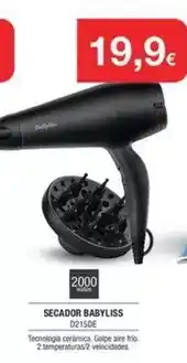 Milar Babyliss - secador oferta