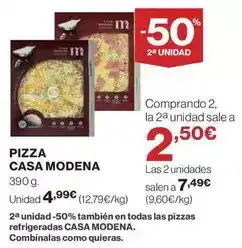 Hipercor Casa modena - pizza oferta