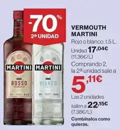 Hipercor Martini - vermouth oferta