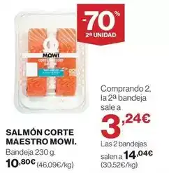 Hipercor Maestro - salmon corte maestro oferta