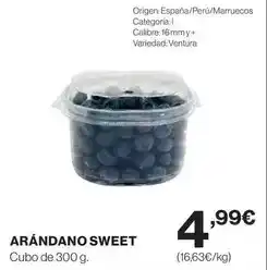 Hipercor Origen - arándano sweet oferta