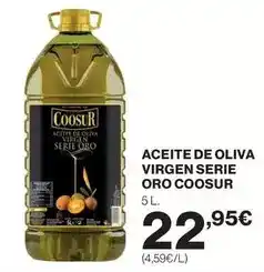 Hipercor Coosur - aceite de oliva virgen serie oro oferta