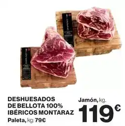 Hipercor Montaraz - deshuesados de bellota 100% ibéricos oferta