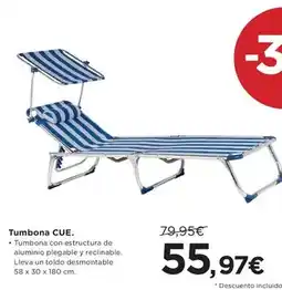 Hipercor Tumbona cue oferta