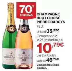 Hipercor Brut - champagne o rosé oferta