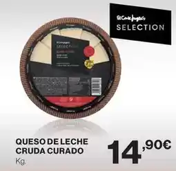 Hipercor Queso de leche cruda curado oferta