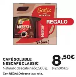 Hipercor Nescafé - café soluble classic oferta