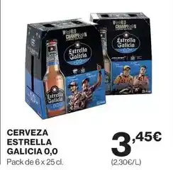 Hipercor Estrella galicia - cerveza 0.0 oferta