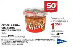 Hipercor Hipercor - cebolla frita crujiente oferta
