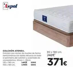 Hipercor Aspol - colchón atenea oferta