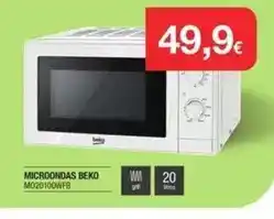 Milar Beko - microondas m02100wfb oferta
