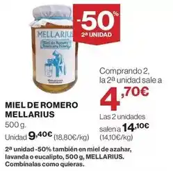 Hipercor Miel de romero oferta