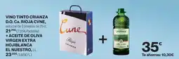 Hipercor Cune - vino tinto crianza d.o.ca. rioja oferta