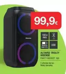 Milar Hisense - altavoz troley oferta