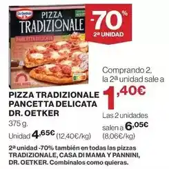 Hipercor Dr oetker - pizza tradizionale pancetta delicata oferta