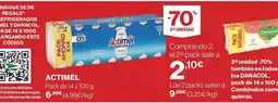 Hipercor Actimel - pastic de 14 x 100 g oferta
