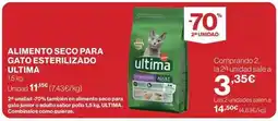 Hipercor Última - alimento seco para gato esterilizado oferta