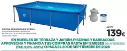 Hipercor El corte inglés - en muebles de terraza y jardín oferta