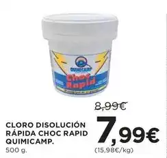 Hipercor Pons quimicas - cloro disloución rápida choc rapid oferta