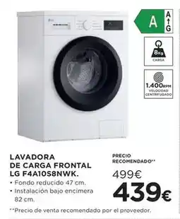 Hipercor Lg - lavadora de carga frontal f4a10s8nwk oferta