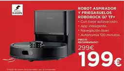 Hipercor Robot aspirador y friegasuelos q7 tf+ oferta