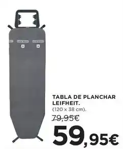 Hipercor Leifheit - tabla de planchar oferta