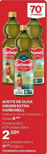 Hipercor Carbonell - aceite de oliva virgen extra oferta