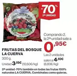 Hipercor Viña cuerva - frutas del bosque oferta