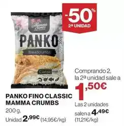 Hipercor Panko fino classic oferta