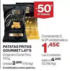 Hipercor Lay's - patatas fritas gourmet oferta