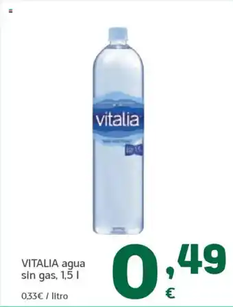 HiperDino VITALIA agua sin gas oferta