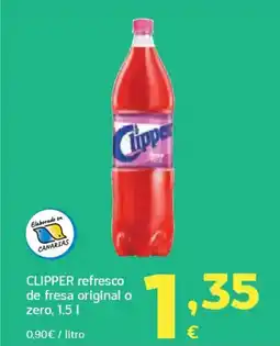 HiperDino CLIPPER refresco de fresa original o zero oferta