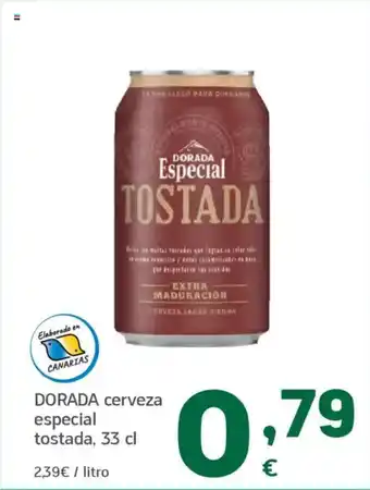HiperDino DORADA cerveza especial tostada oferta