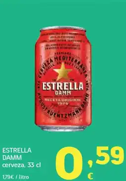 HiperDino ESTRELLA DAMM cerveza oferta