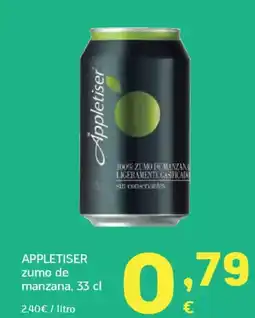 HiperDino 100% ZUMO DE MANZANA LICERAMENTE CASIFICADO sin conservantes oferta