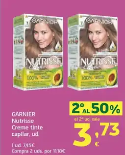 HiperDino GARNIER Nutrisse Creme tinte capilar oferta