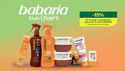 HiperDino BABARIA En la compra de productos solares de la marca oferta