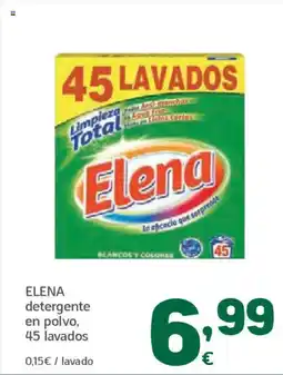 HiperDino ELENA detergente en polvo oferta