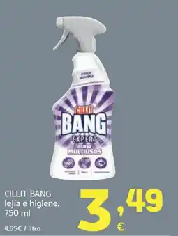 HiperDino CILLIT BANG lejía e higiene oferta