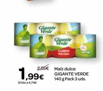 Dialprix Maíz Dulce Gigante Verde oferta