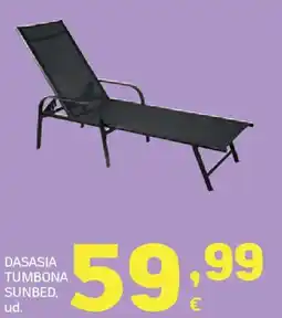 HiperDino Dasasia tumbona sunbed oferta