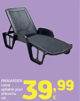 HiperDino PROGARDEN cama apilable pool antracita oferta