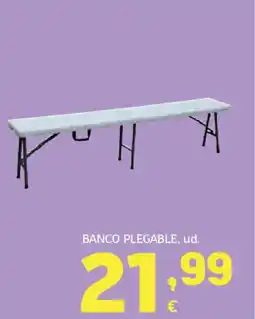 HiperDino Banco plegable oferta