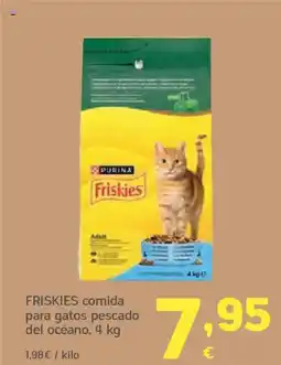 HiperDino FRISKIES comida para gatos pescado del océano oferta