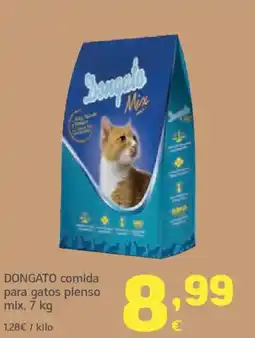 HiperDino DONGATO comida para gatos pienso mix, 7 kg oferta