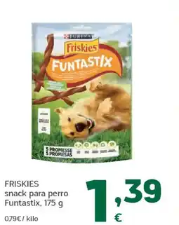HiperDino FRISKIES snack para perro Funtastix oferta