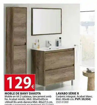 Fes Més Moble De Bany Dakota Lavabo Sèrie R oferta