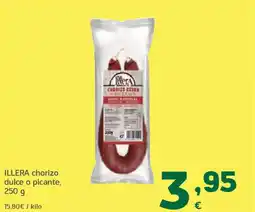 HiperDino ILLERA chorizo dulce o picante oferta